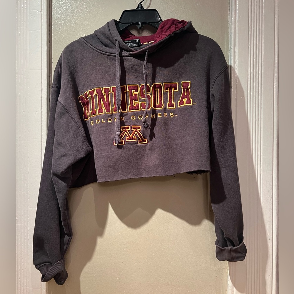 Cropped University of Minnesota Golden Gophers Hoodie